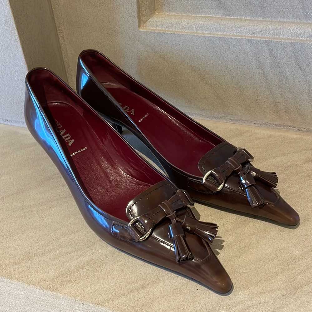Prada - Patent Leather Heel